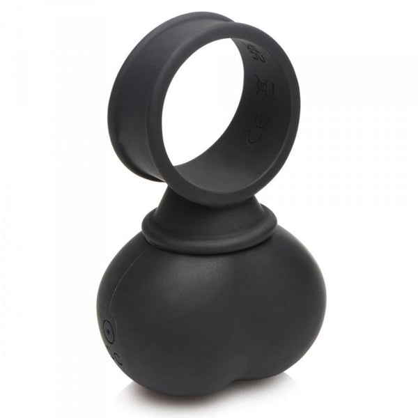 Trinity Men 28X Vibrating Balls Large upright solo product view highlighting dual-ball base and ring