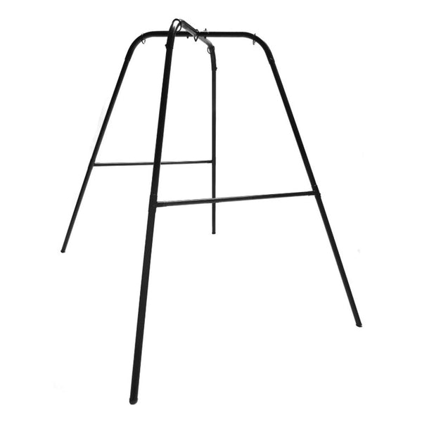 Trinity Ultimate Sex Swing Stand black steel A-frame freestanding structure front view