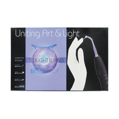 Twilight Wand e-stim kit retail box showing included glass electrode accessories