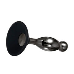 Underside view of Joy Sticks plug highlighting wide flexible black silicone suction cup base detail