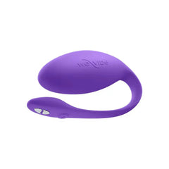 We-Vibe Jive Lite egg vibrator top view showing embossed logo and dual control buttons
