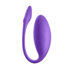 We-Vibe Jive Lite purple vibrator angled rear view highlighting smooth silicone finish