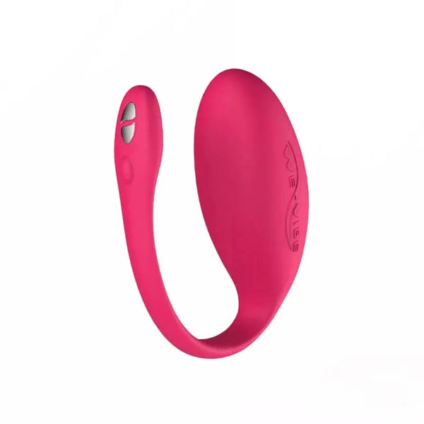 We-Vibe Jive wearable vibrator in electric pink silicone, front view showing curved U-shape design