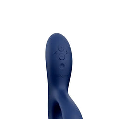 Close-up of We-Vibe Nova 2 control panel with three tactile buttons on the handle