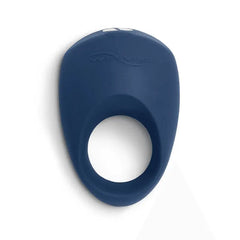 We-Vibe Pivot silicone cock ring in midnight blue shown from front, smooth matte finish