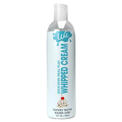 Wet Desserts Whipped Cream Lubricant in a clear 4 fl oz water-based formula bottle