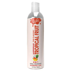 Wet Fun Flavors Tropical Fruit 4-in-1 warming lubricant in a slim 4 fl oz bottle