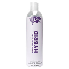 Wet Hybrid Lubricant 16 oz bottle with lavender label, water and silicone blend formula