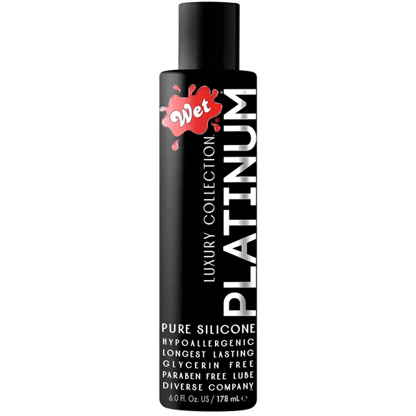 Wet Platinum Pure Silicone Lubricant 6 OZ - Dreamy Desire
