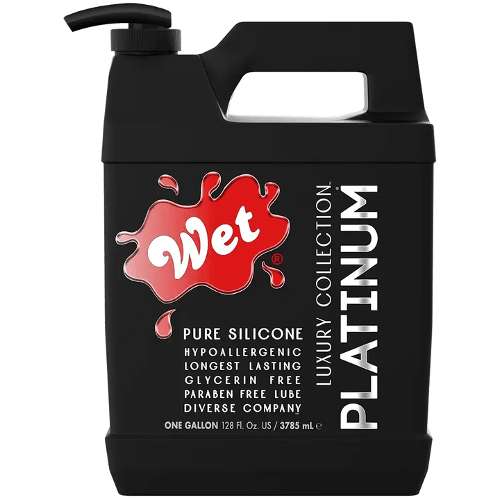 Wet Platinum Silicone Based Sex Lubricant 1 Gallon - Dreamy Desire