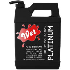 Wet Platinum Silicone Based Sex Lubricant 1 Gallon - Dreamy Desire