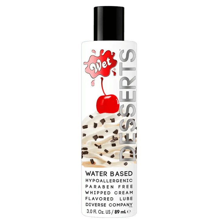 Wet Desserts Whipped Cream Flavored Lubricant in 3oz/89mL - Dreamy Desire