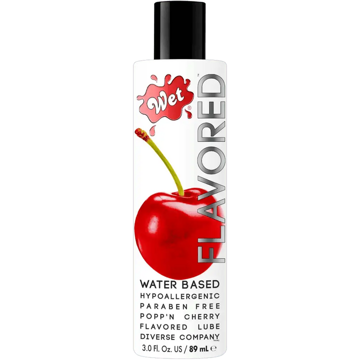 Wet Flavored Popp'n Cherry Lubricant 3 Oz - Dreamy Desire