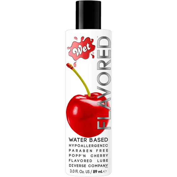 Wet Flavored Popp'n Cherry Lubricant 3 Oz - Dreamy Desire