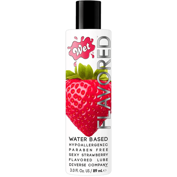 Wet Flavored Sexy Strawberry Lubricant 3 fl oz - Dreamy Desire