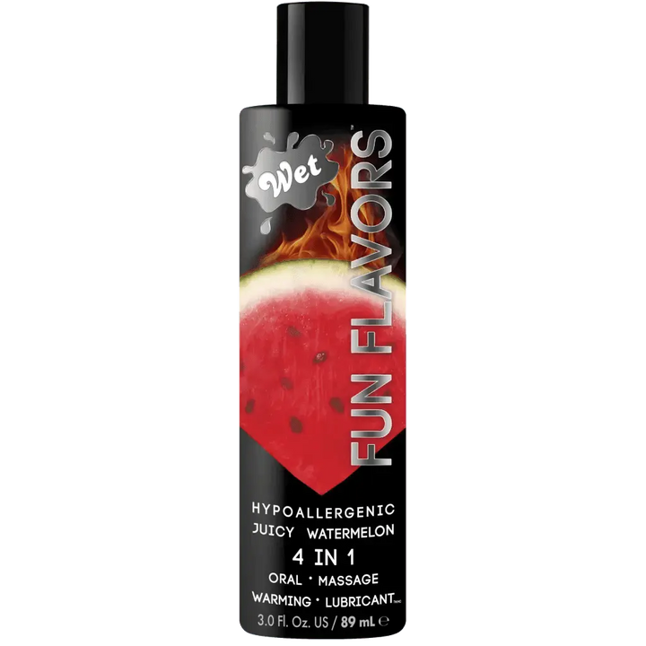 Wet Fun Flavors Juicy Watermelon 4 in 1 Warming 3oz - Dreamy Desire