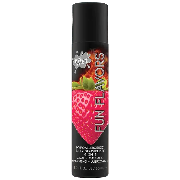 Wet Fun Flavors Sexy Strawberry Warming Lubricant 1 fl oz (30ml) - Dreamy Desire