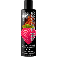 Wet Fun Flavors Strawberry 4 in 1 Warming Flavored Lubricant 3oz - Dreamy Desire