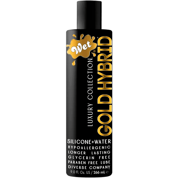 Wet Gold Hybrid Silicone & Water Based Lubricant 9oz - Dreamy Desire