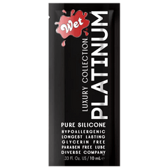 Wet - Wet Platinum Silicone Based Sex Lube Pouch - .33 Fl. oz./10mL - Dreamy Desire
