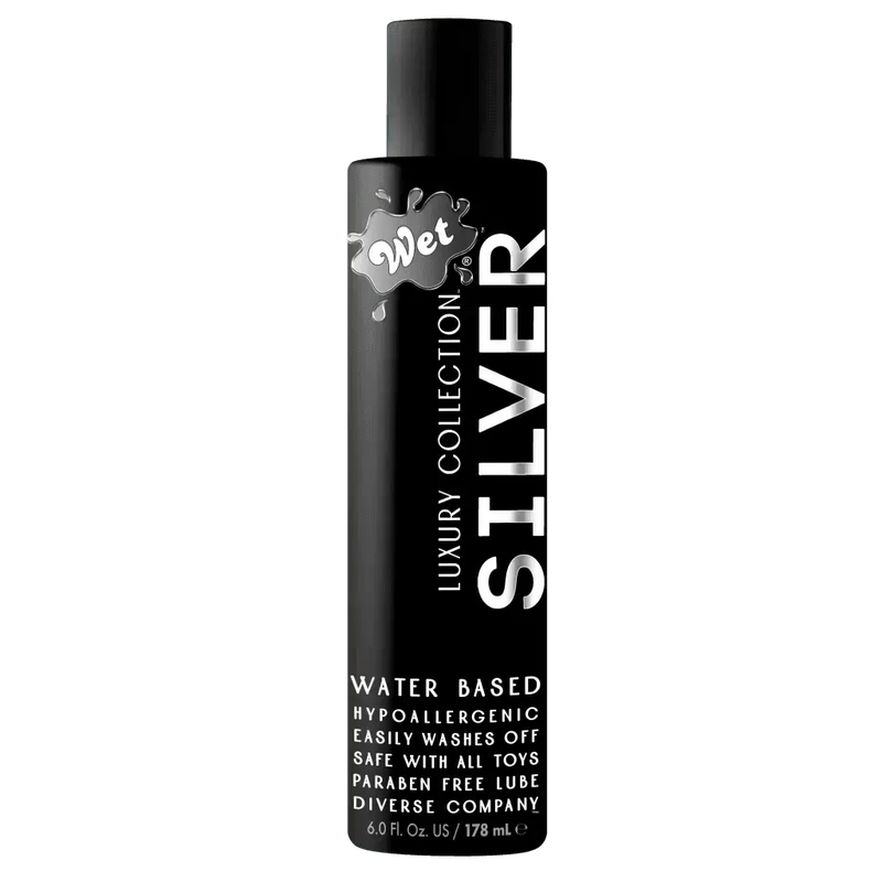 Wet Silver Water-Based Lube 6 Fl. Oz/178mL - Dreamy Desire