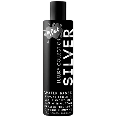 Wet Silver Water-Based Lube 9 Fl. Oz/266mL - Dreamy Desire