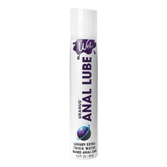 Wet Uranus Extra Thick Water-Based Anal Lube 1 fl oz white slim bottle front view