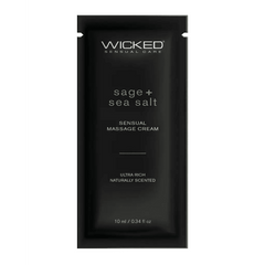 Wicked - Sage + Sea Salt Sensual Massage Cream 0.34 oz - Dreamy Desire