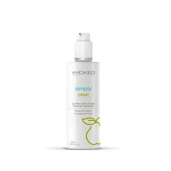 Wicked Simply Pear Flavored Lubricant 4 oz - Dreamy Desire