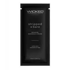 Wicked - Stripped & Bare Unscented Massage Cream - Dreamy Desire