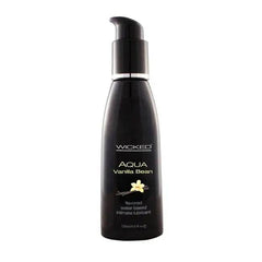 Wicked Aqua Vanilla Bean Flavored Water Based Lubricant 4 oz - Dreamy Desire