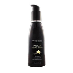 Wicked Aqua Vanilla Bean Flavored Water Based Lubricant 4 oz - Dreamy Desire