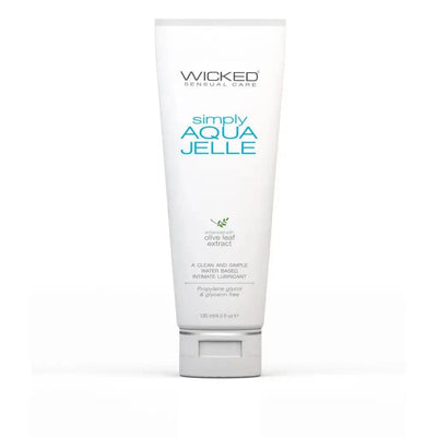 Wicked Sensual Care Simply Aqua Jelle Water Based Lubricant 4 oz - Dreamy Desire