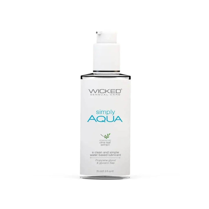 Wicked Sensual Care Simply Aqua Water Based Lubricant 2.3 oz - Dreamy Desire
