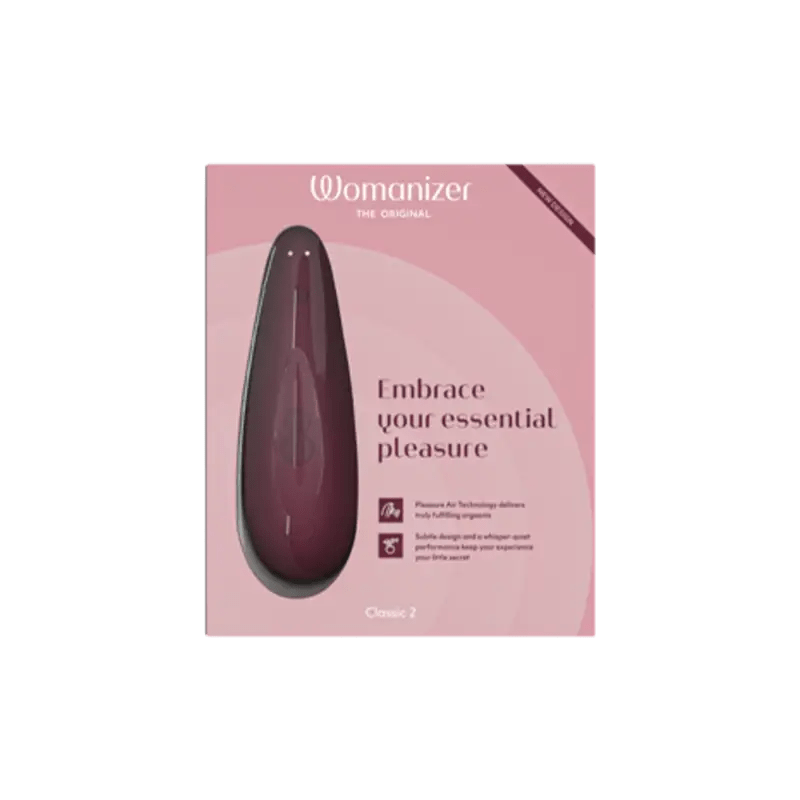 Womanizer Vibrators Womanizer Classic 2 Marilyn Monroe Edition Pleasure Air Bordeaux