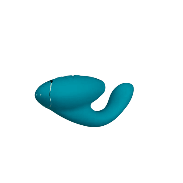 Womanizer Duo 2 Clitoral and G-Spot Stimulator in Petrol - Dreamy Desire