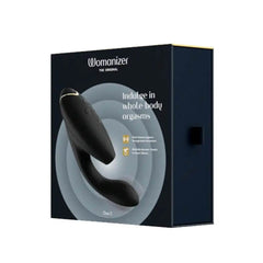 Womanizer Duo 2 Clitoral G-Spot Sucking Vibrator & Stimulator Black - Dreamy Desire