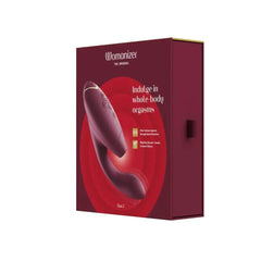 Womanizer Duo 2 Clitoral G-Spot Sucking Vibrator & Stimulator Bordeaux - Dreamy Desire