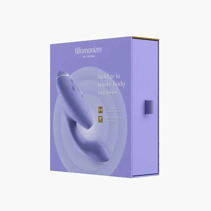 Womanizer Duo 2 Clitoral G-Spot Sucking Vibrator & Stimulator Lilac - Dreamy Desire