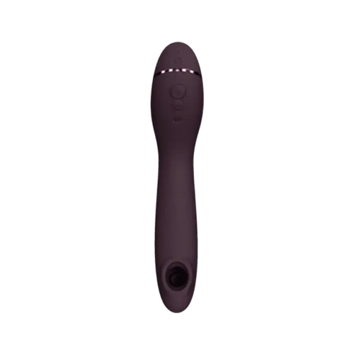 Womanizer OG G-Spot Vibrator in deep aubergine silicone, smooth elongated ergonomic design