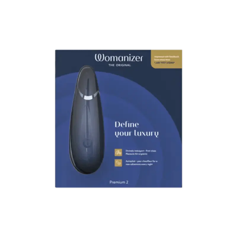 Womanizer Premium 2 Clitoral Pleasure Air Stimulator Blueberry - Dreamy Desire