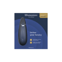 Womanizer Premium 2 Clitoral Pleasure Air Stimulator Blueberry - Dreamy Desire