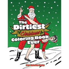 Wood Rocket Dirtiest Christmas Coloring Book Ever, adult humor cover, for adults only