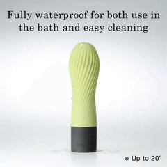 zen MATCHA vibrator partially submerged in water illustrating fully waterproof design up to 20 inches