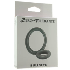 Zero Tolerance Bullseye packaging showing two grey silicone rings in different sizes