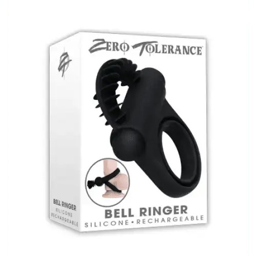 Zero Tolerance Bell Ringer Silicone Cock Ring Black - Dreamy Desire