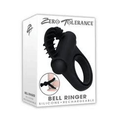 Zero Tolerance Bell Ringer Silicone Cock Ring Black - Dreamy Desire
