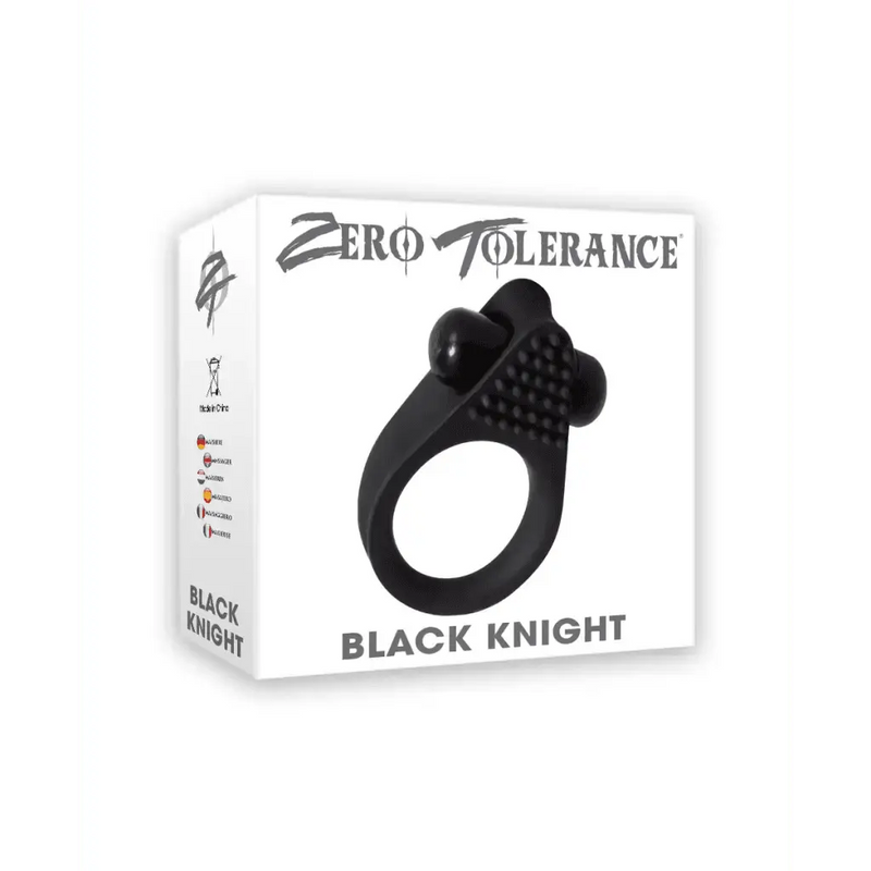 Zero Tolerance Black Knight Cock Ring - Dreamy Desire