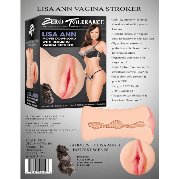 Zero Tolerance Lisa Ann Vagina Stroker - Dreamy Desire