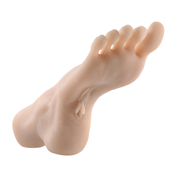 Zero Tolerance Pussy Footin light-skin-tone TPE male stroker shown from front angle